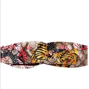 Gucci Twisted Bengal Dutchess Silk Headband